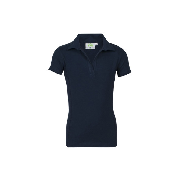 Stretchpoloshirt, without buttons, Girls